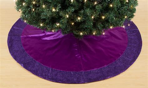 purple skirt for christmas tree|More.